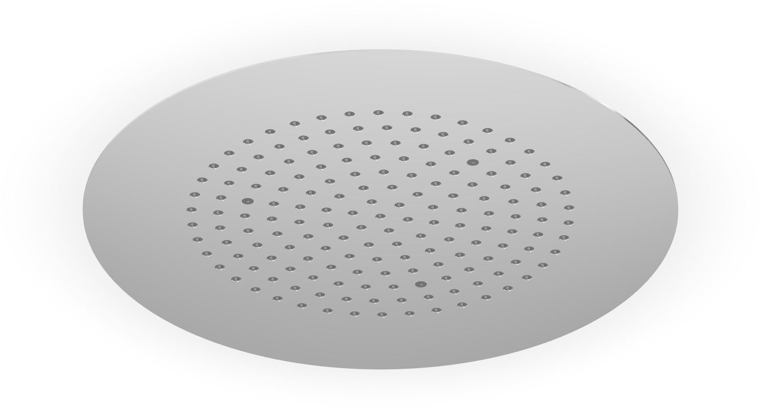 Zucchetti cap de duș 40x40 cm rotund alb Z94164.W1