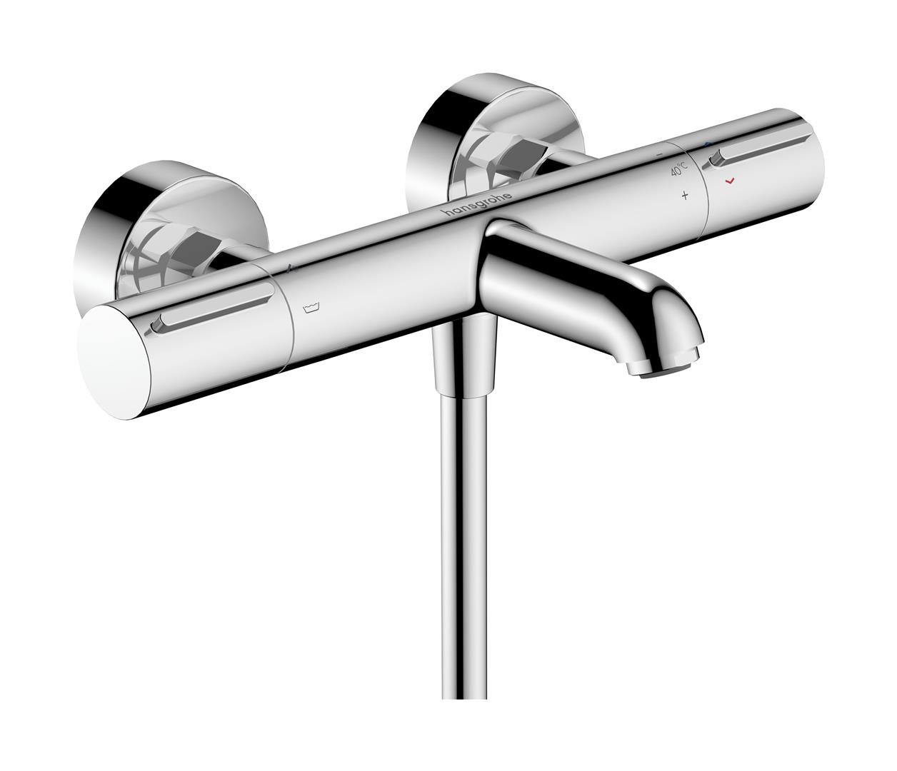 Hansgrohe Ecostat Element baterie cadă-duș perete da crom 13347000