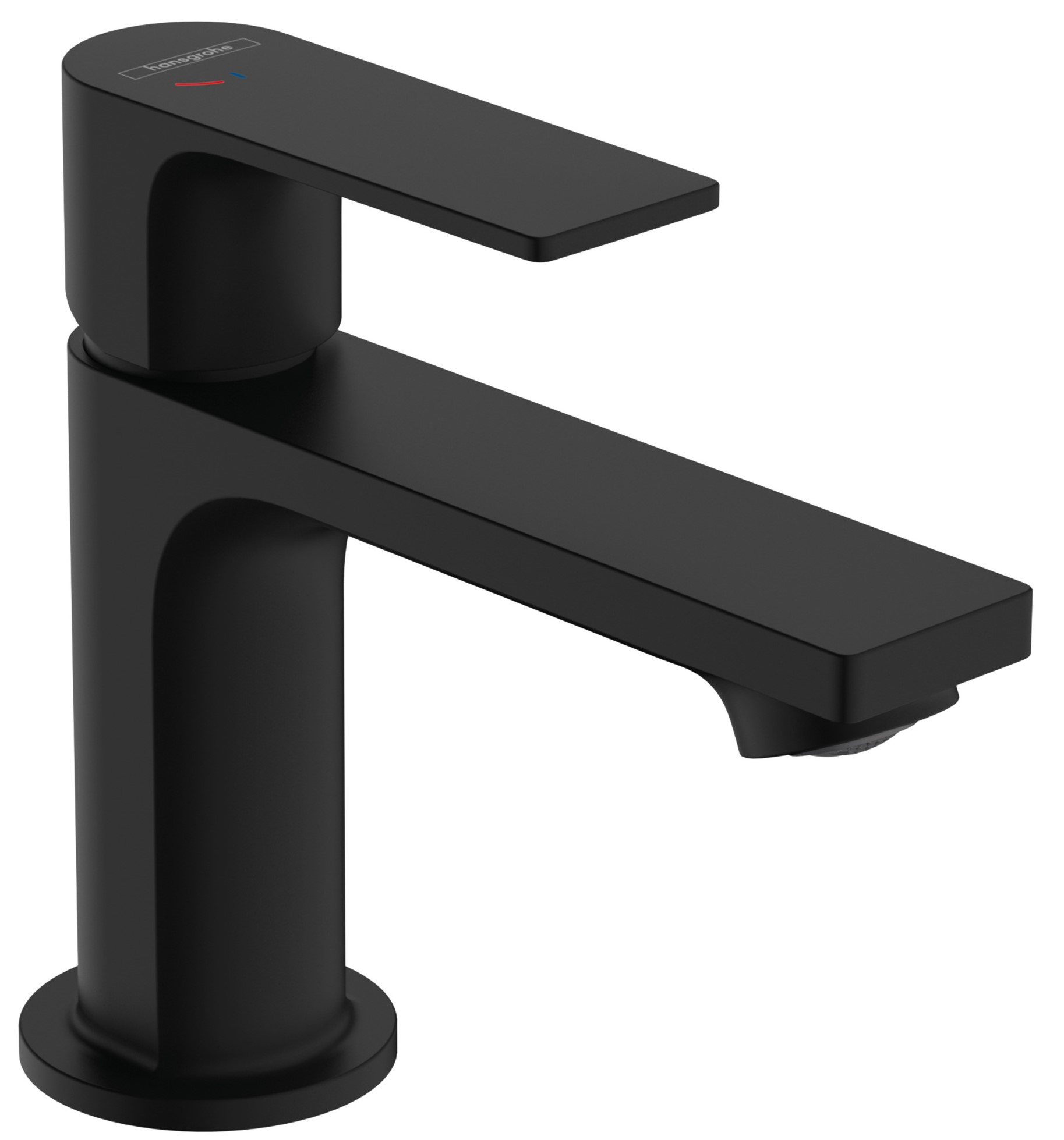 Hansgrohe Rebris E baterie lavoar stativ negru 72585670