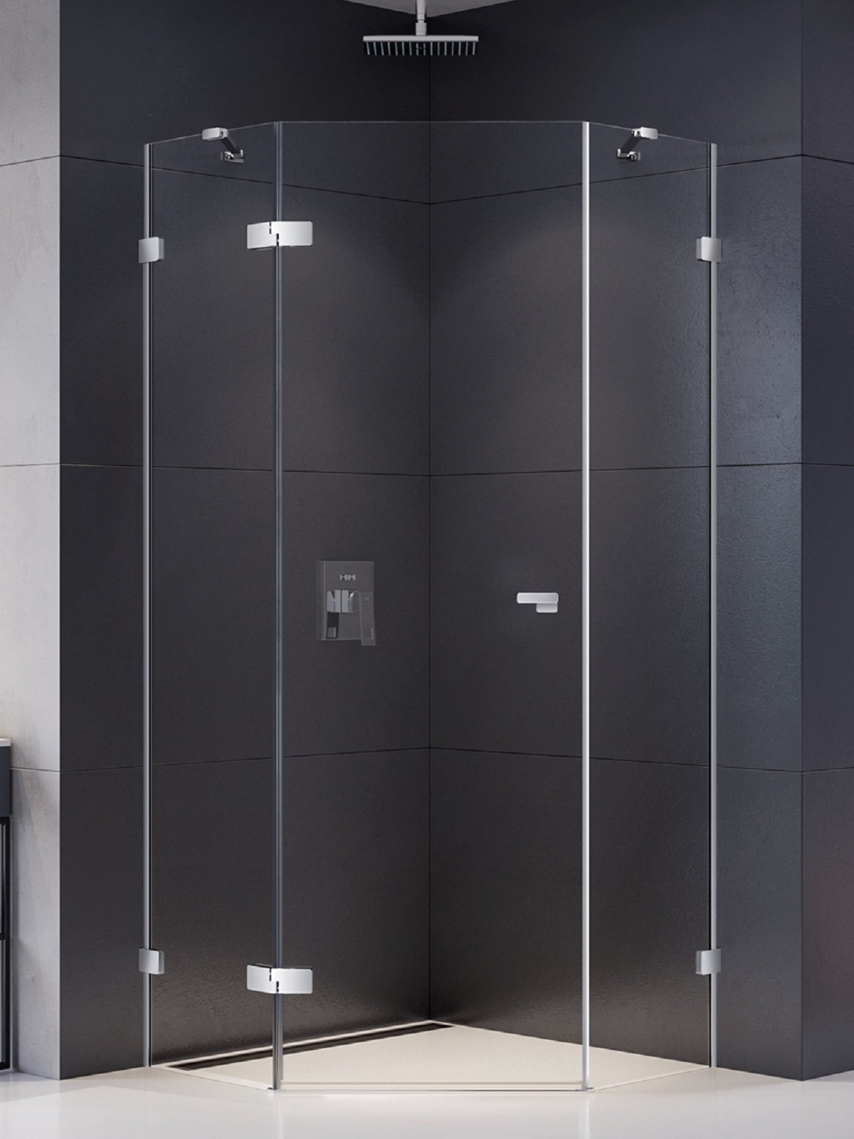 New Trendy Eventa cabină de duș 90x90 cm crom luciu/sticlă transparentă EXK-4613