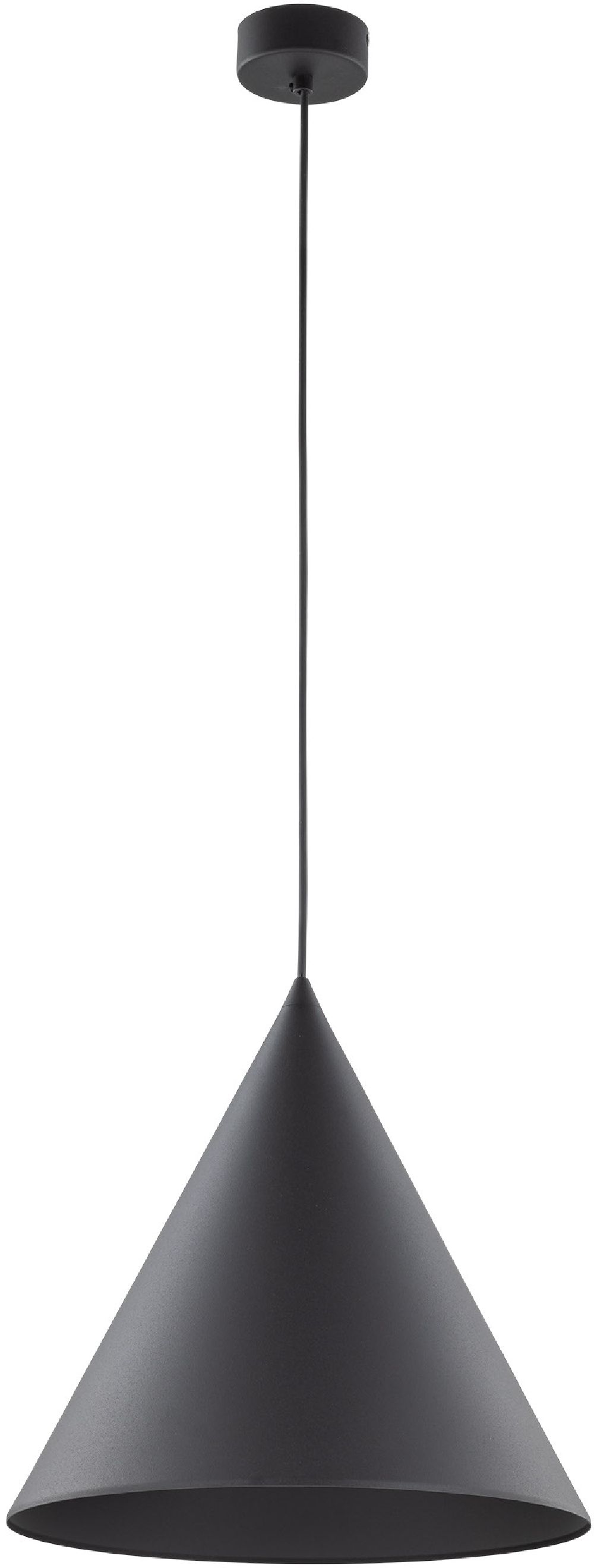 TK Lighting Cono lampă suspendată 1x15 W negru 6630