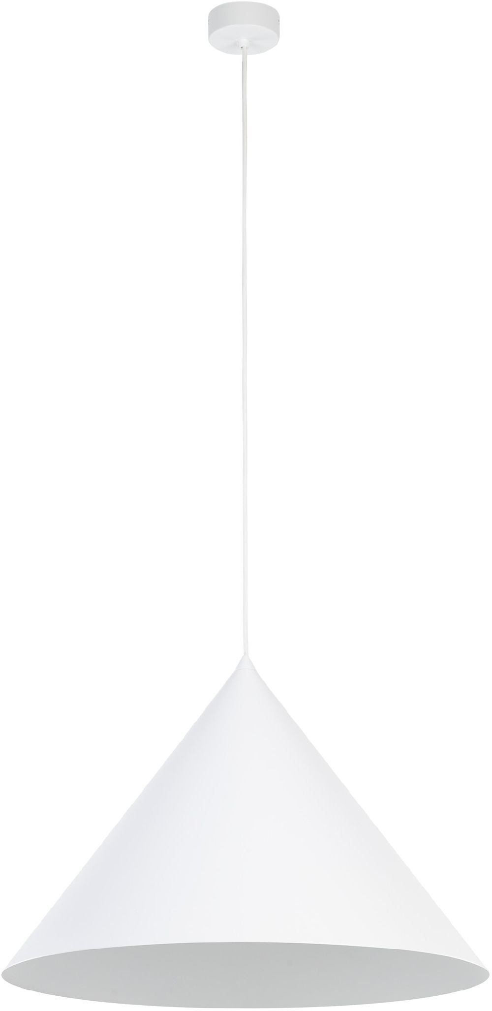 TK Lighting Cono lampă suspendată 1x15 W alb 10010