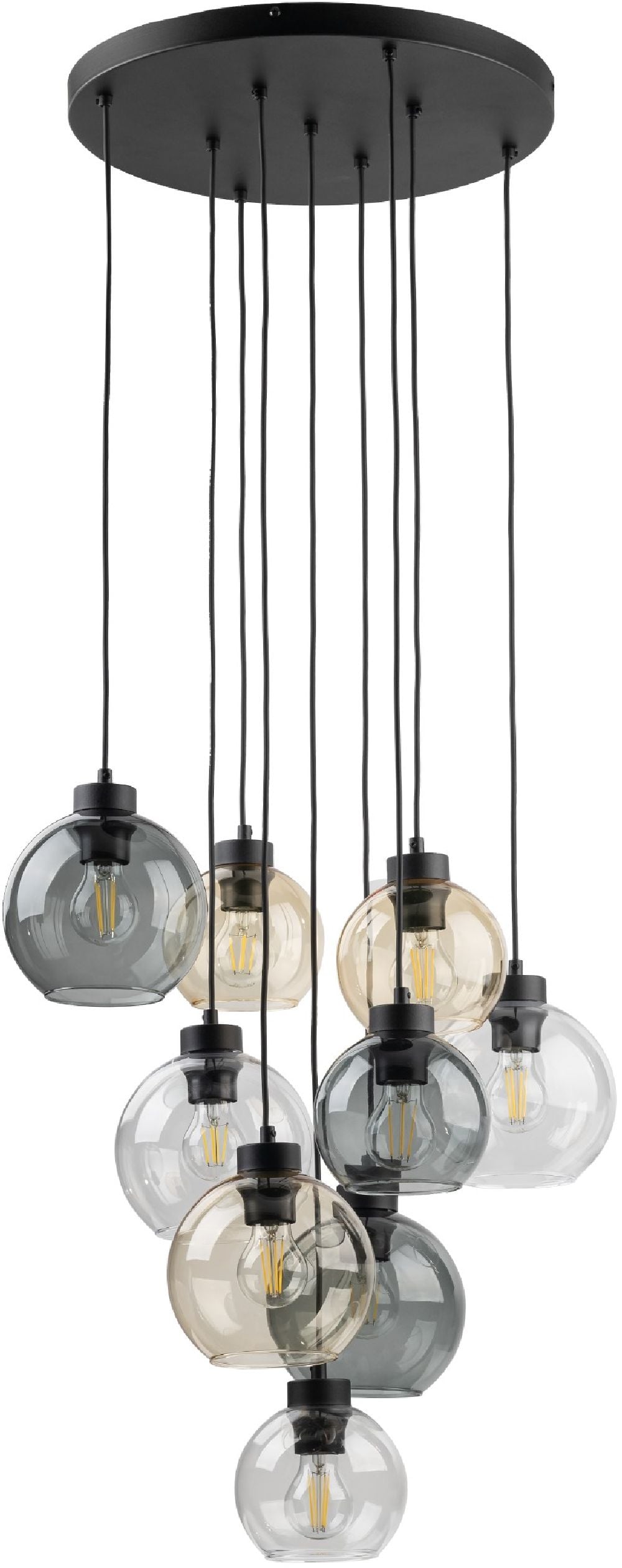 TK Lighting Cubus lampă suspendată x15 W chihlimbar 10247