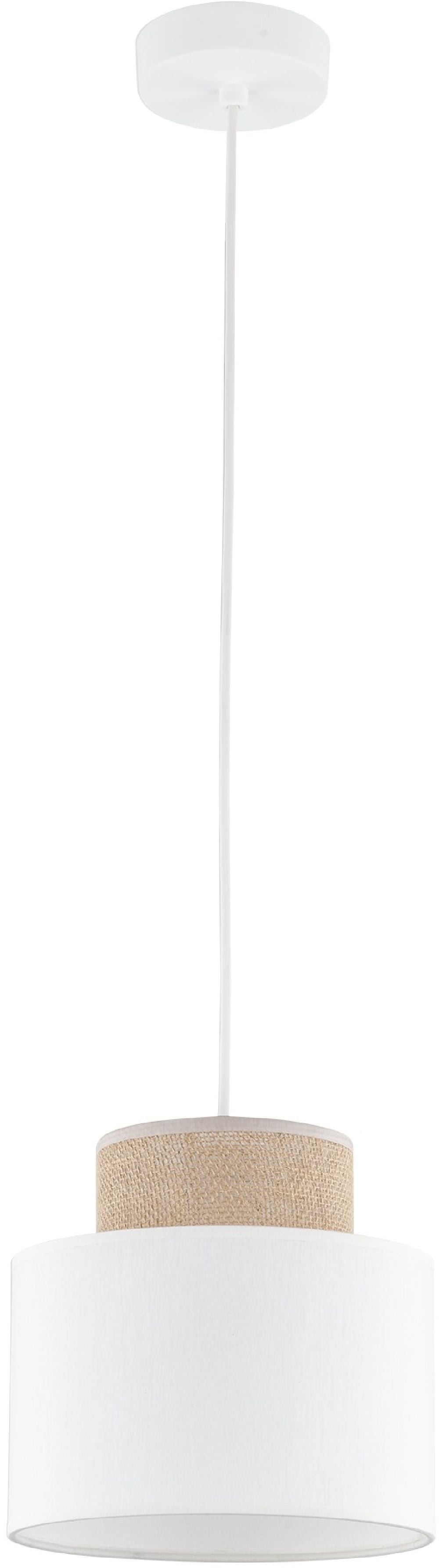 TK Lighting Duo lampă suspendată 1x15 W alb 10078