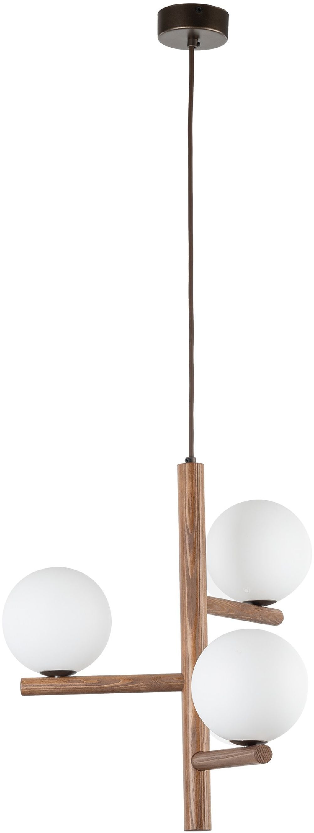 TK Lighting Estera lampă suspendată 3x8 W lemn 10271