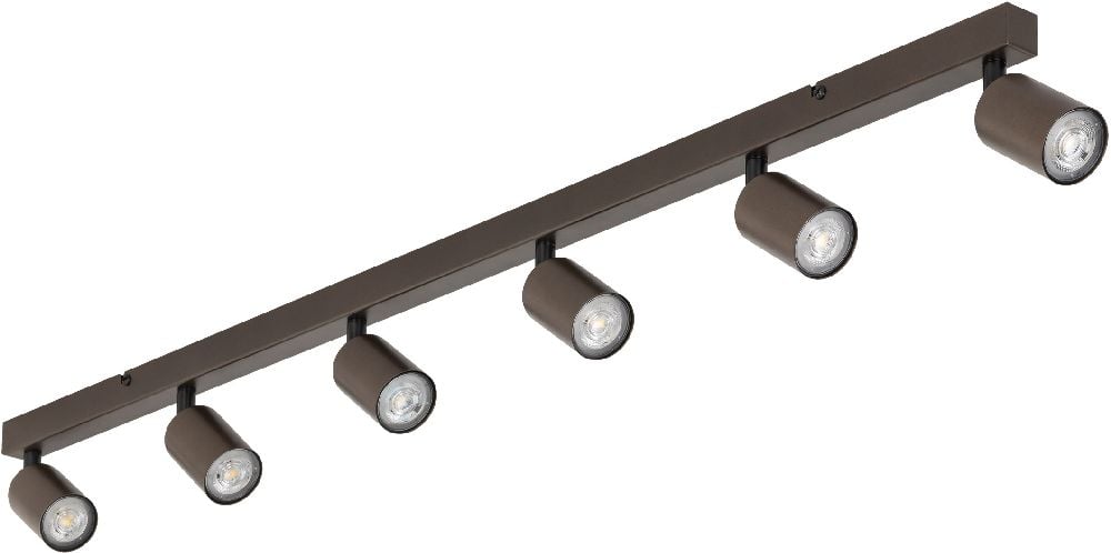 TK Lighting Top lampă de tavan 6x10 W maro 6183