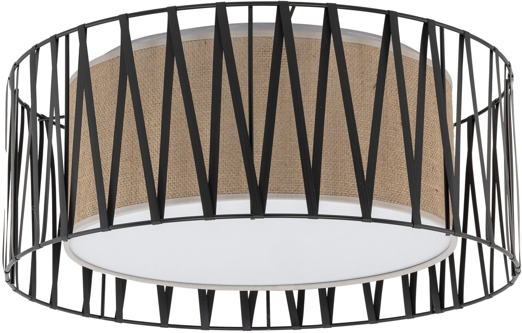 TK Lighting Harmony plafon 2x15 W negru 5940