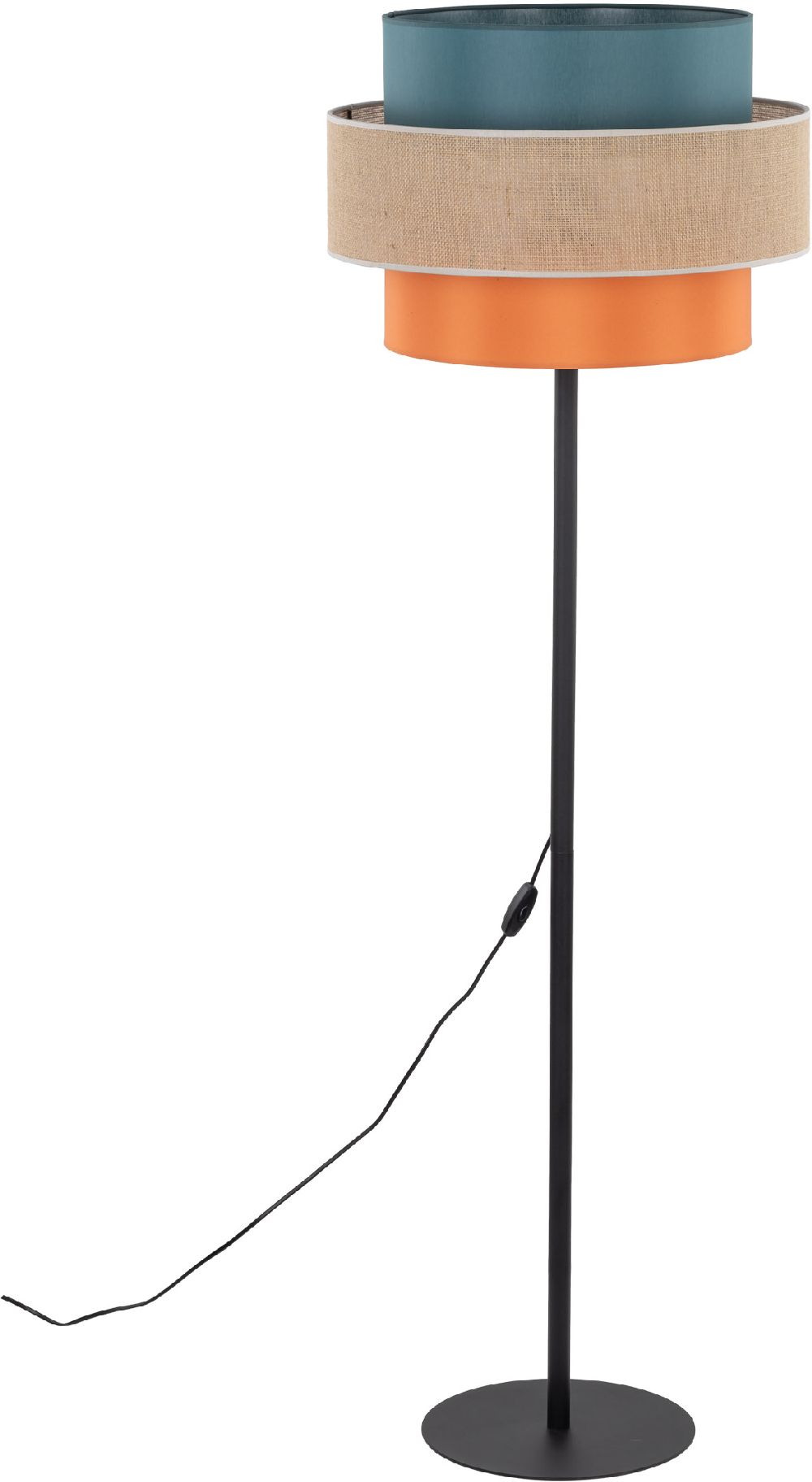 TK Lighting Trio lampă de podea 1x15 W negru 6452