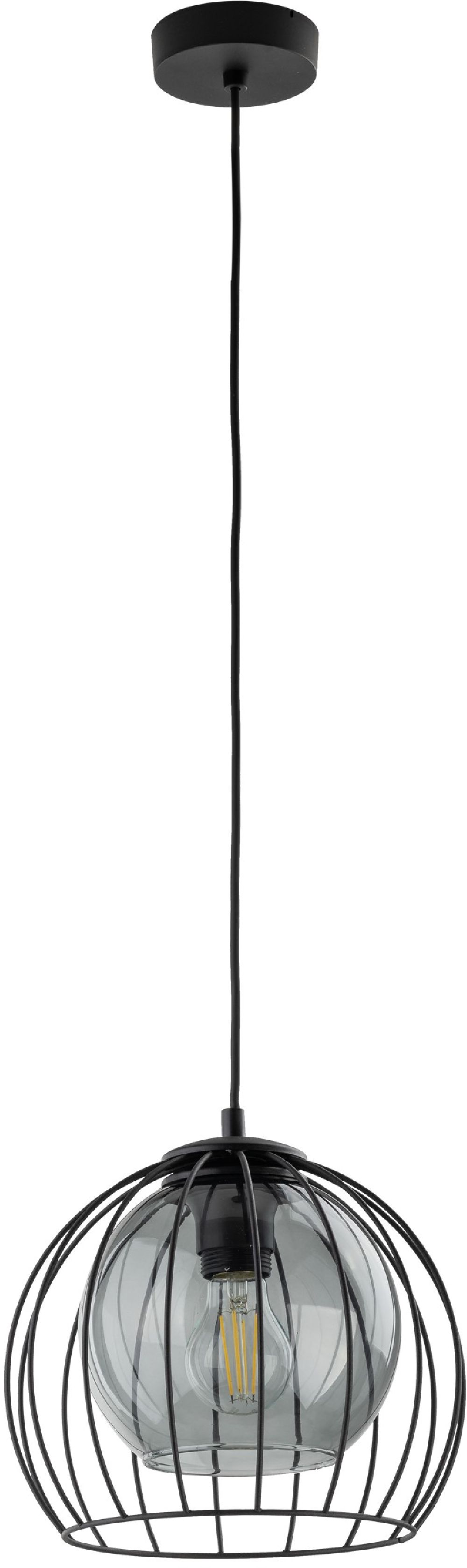 TK Lighting Universo lampă suspendată 1x15 W negru 3154