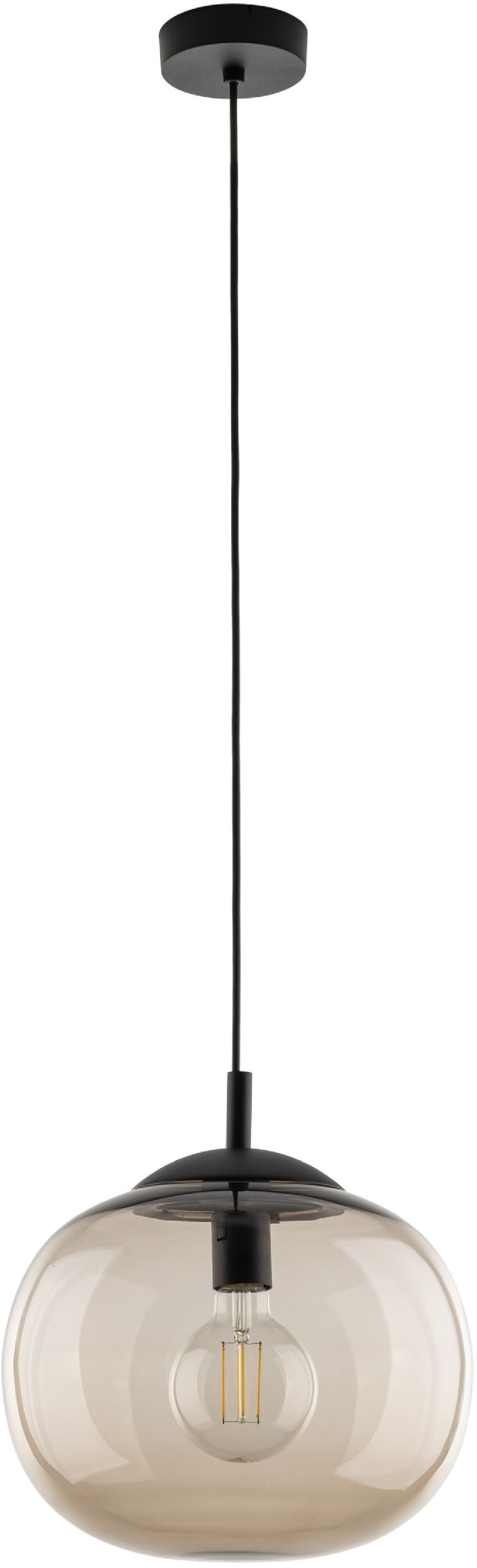 TK Lighting Vibe lampă suspendată 1x15 W chihlimbar 4703