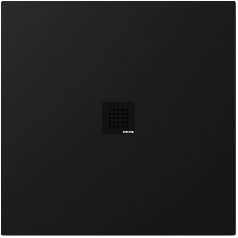 Polysan Treneca cădiță de duș pătrată 90x90 cm negru 84300.21