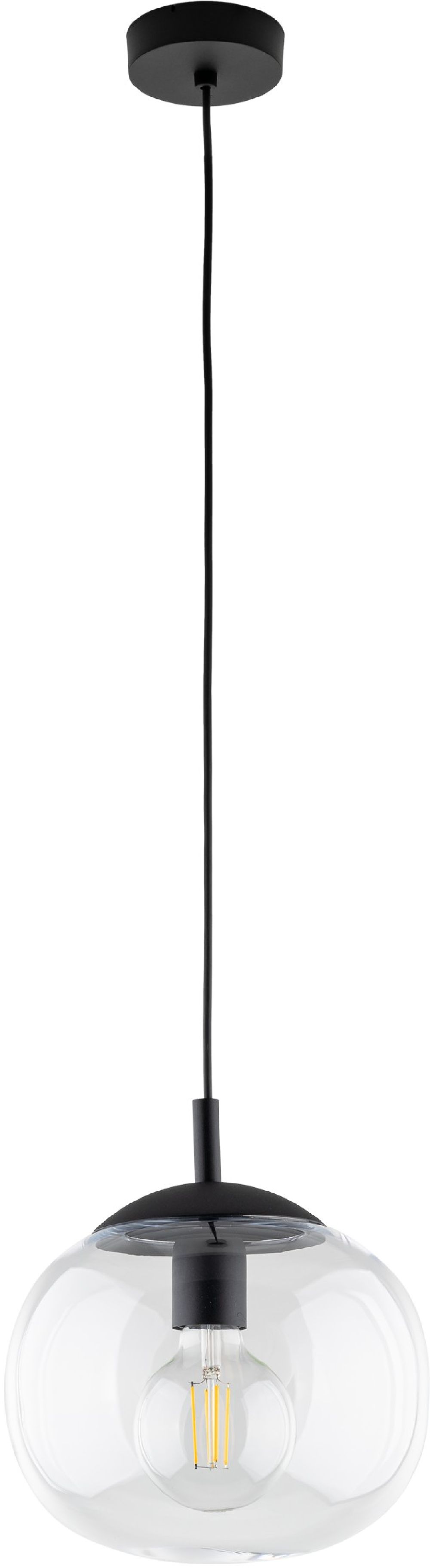TK Lighting Vibe lampă suspendată 1x15 W transparent 4818