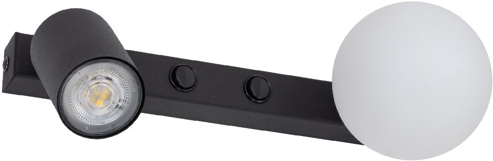 TK Lighting Vox lampă de perete 2x10 W negru 10148