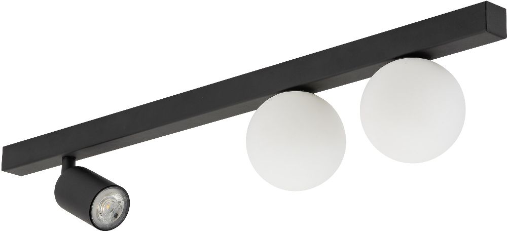 TK Lighting Vox lampă de tavan 3x10 W negru 10001