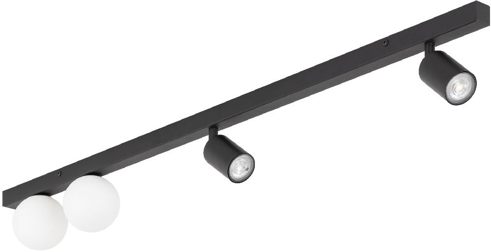 TK Lighting Vox lampă de tavan 4x10 W negru 10002