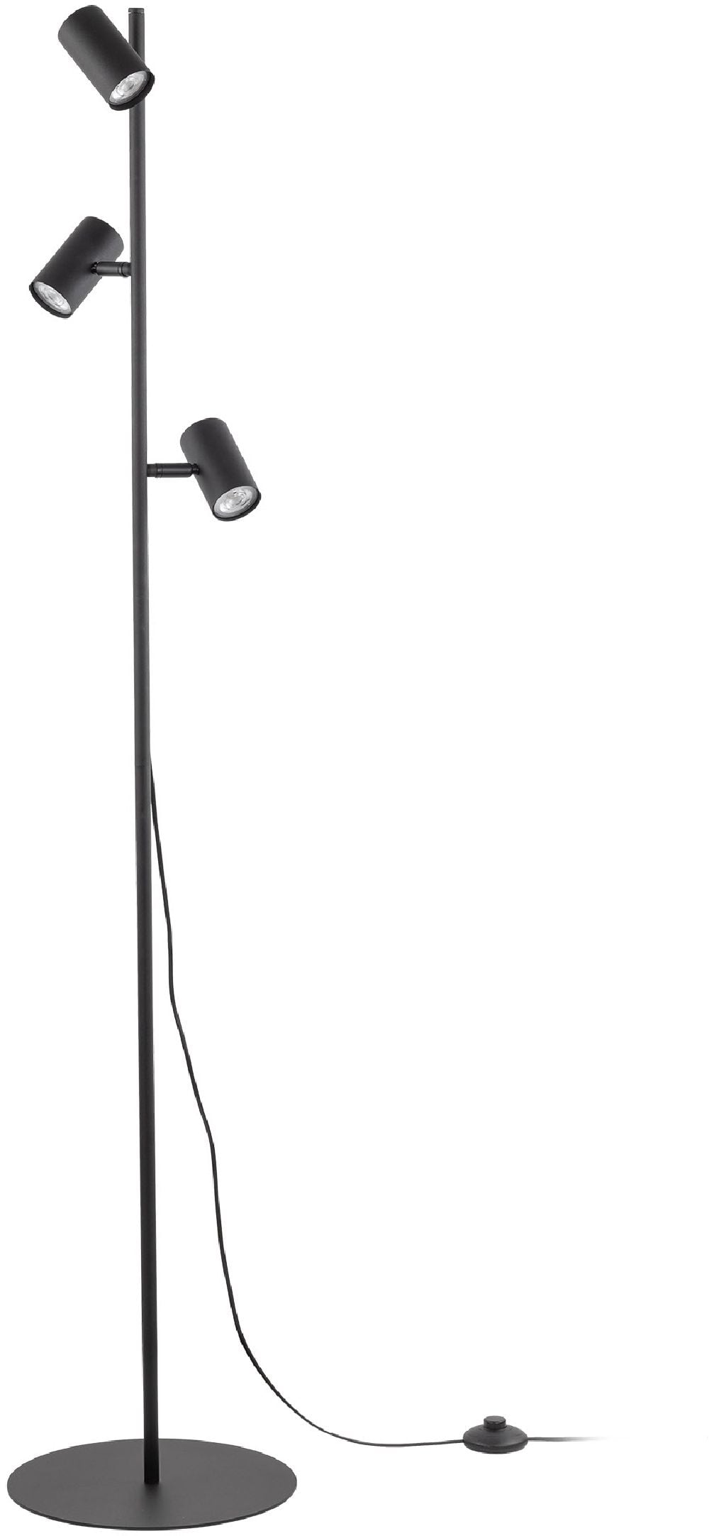 TK Lighting Top lampă de podea 3x10 W negru 16064