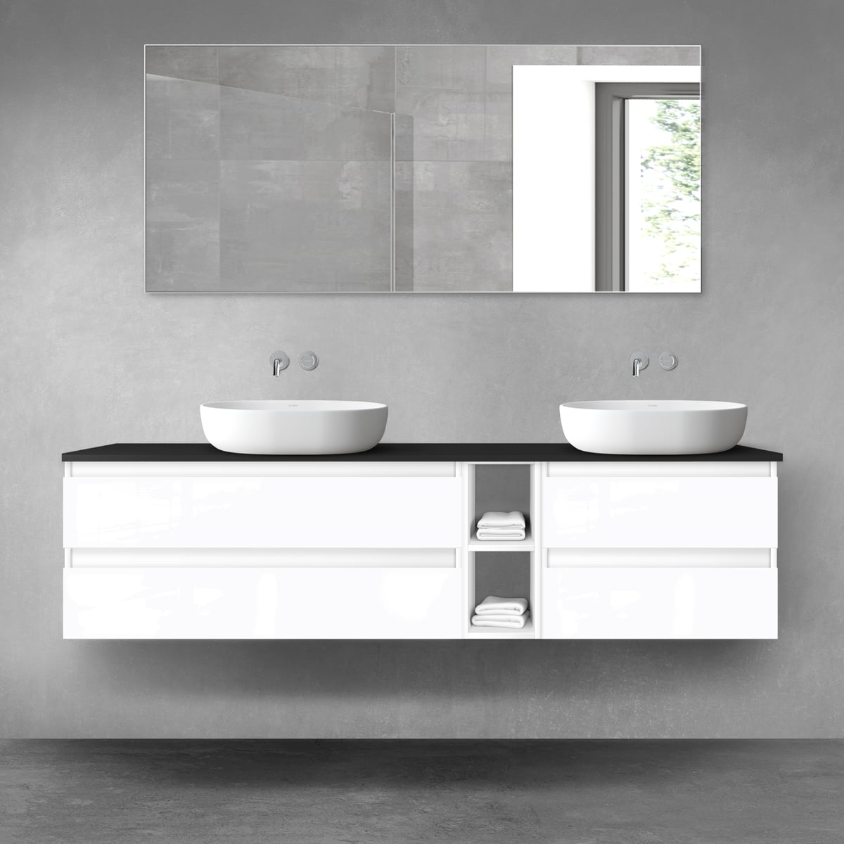 Set dulap Oltens Vernal 60004000, dulap Oltens Vernal 60002000, 63009300, 60021000