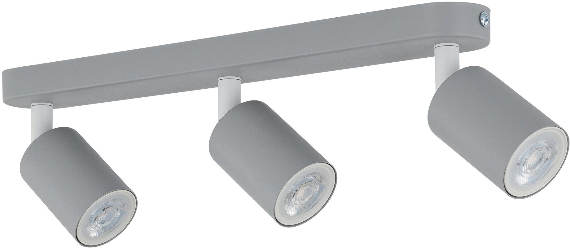 TK Lighting Livia lampă de tavan 3x10 W gri 10242