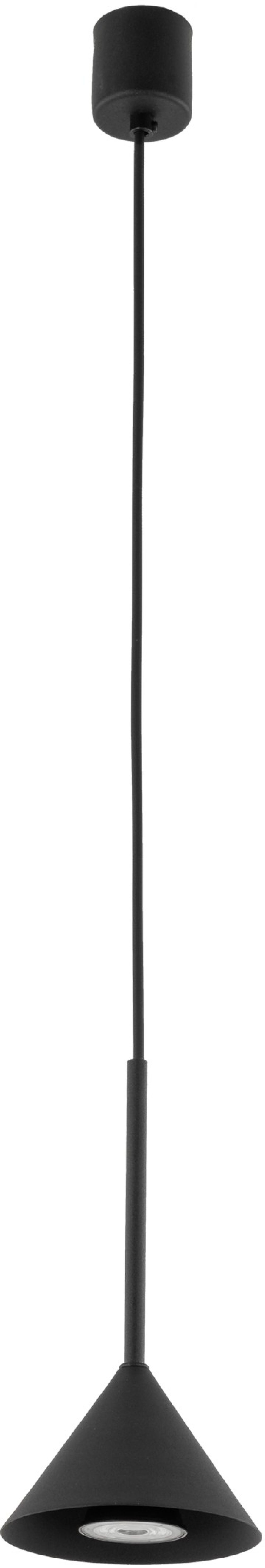 TK Lighting Cono lampă suspendată 1x10 W negru 10304