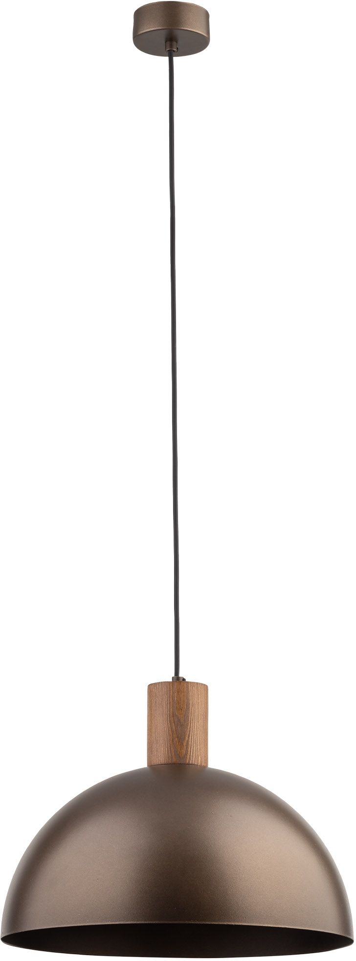 TK Lighting Oslo lampă suspendată 1x15 W maro 4508