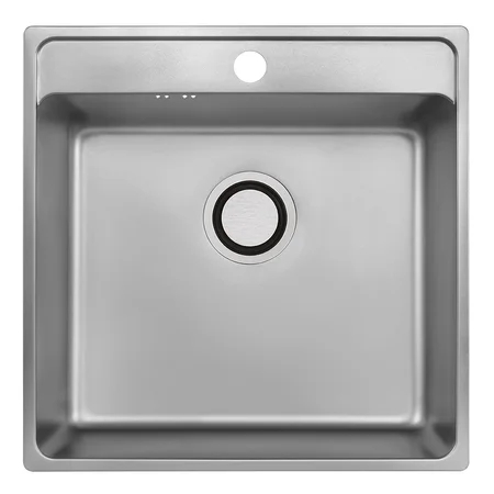 Laveo Besos chiuveta din otel 49x48 cm oţel SLB_210T