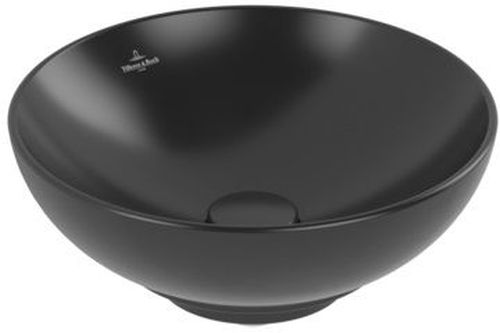 Villeroy & Boch Loop & Friends lavoar 38x38 cm rotund de blat negru 4A4501R7