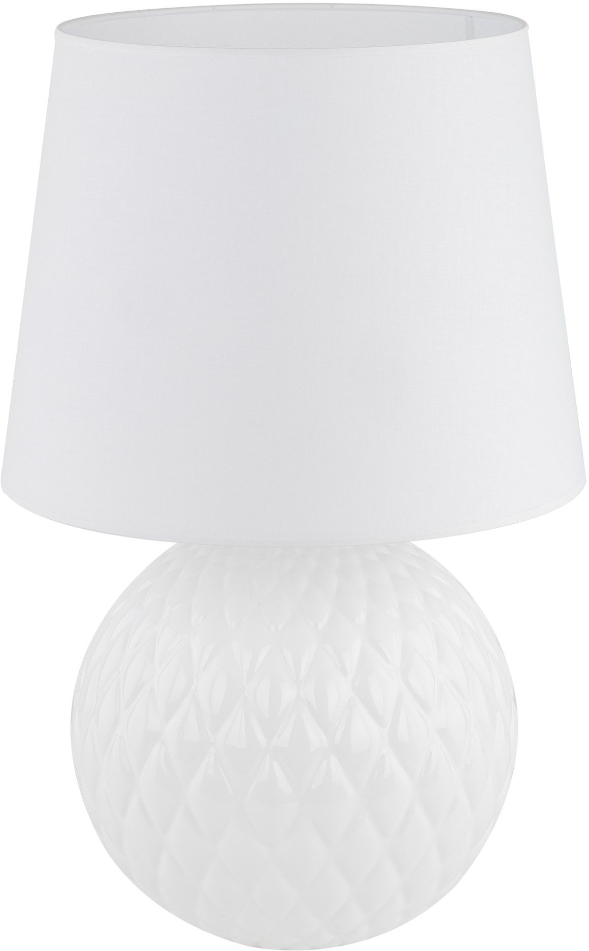 TK Lighting Santana veioză 1x15 W alb 16046