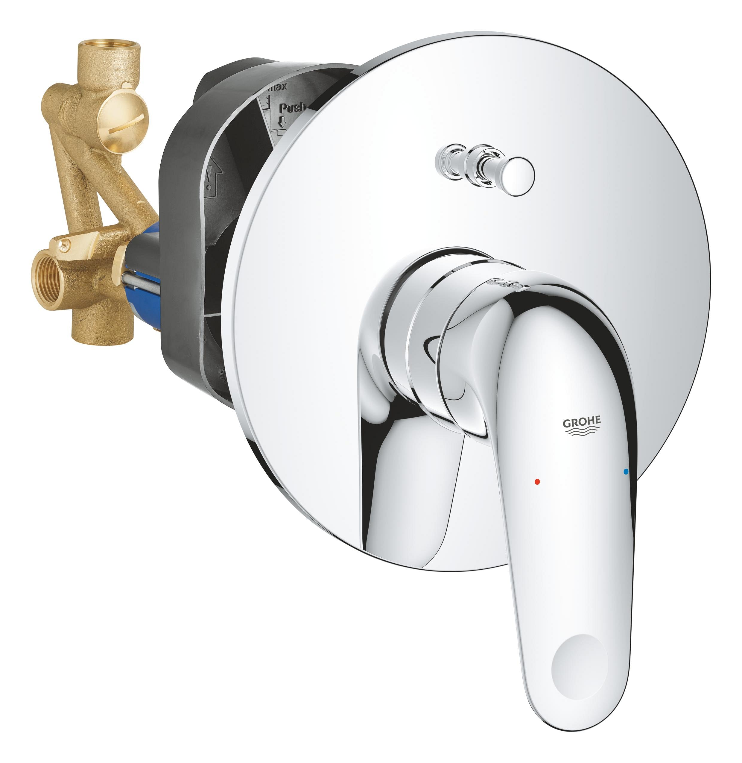 Grohe Swift baterie cadă-duș ascuns crom 24336001