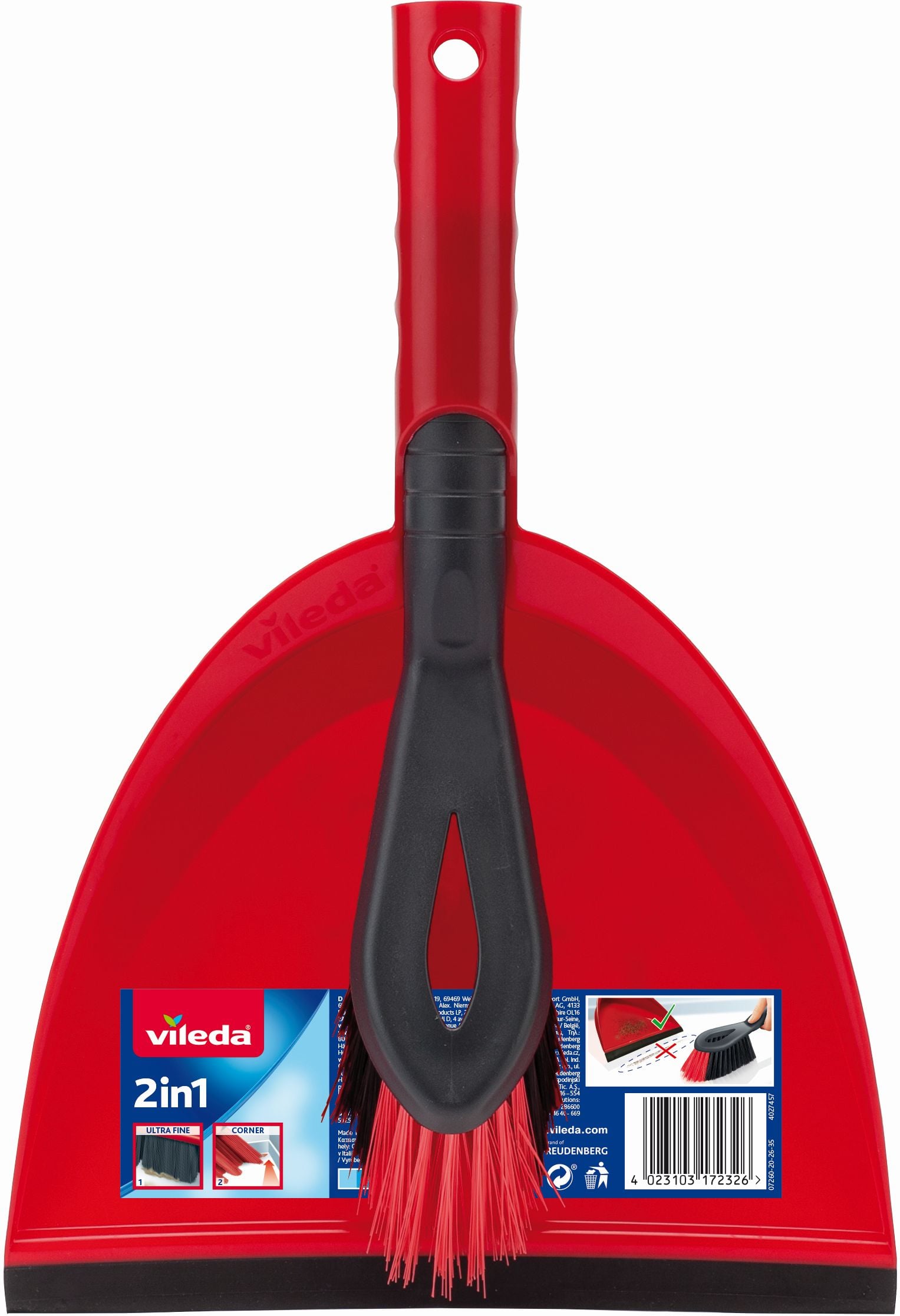 Vileda 2w1 tava cu mătură pentru praf 141742