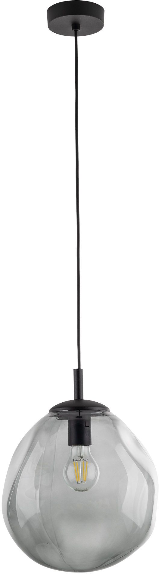 TK Lighting Sol lampă suspendată 1x15 W negru-grafit 10084