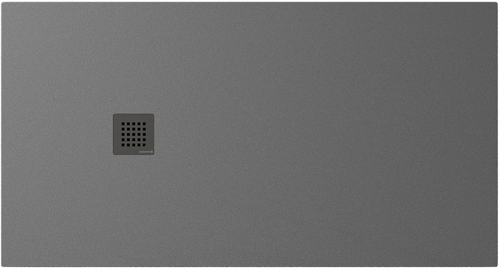 Polysan Treneca cădiță de duș dreptunghiulară 150x80 cm gri 84305.31