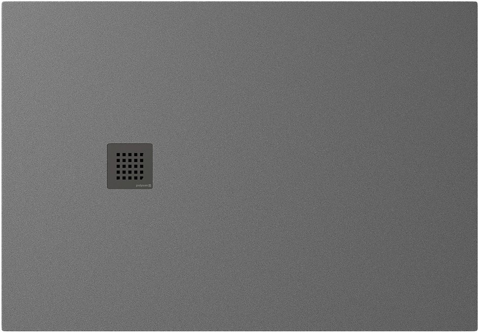 Polysan Treneca cădiță de duș dreptunghiulară 130x90 cm gri 84308.31