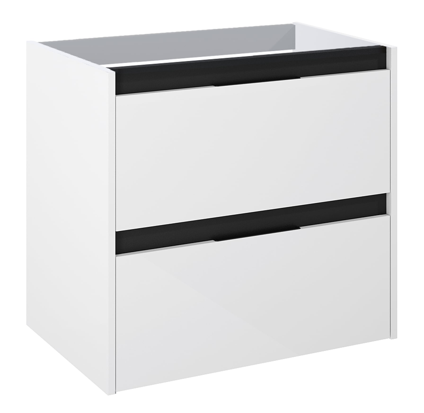 Roca Alpine dulap 45.2x68.5x59 cm sub chiuveta pe perete alb-negru A857864606