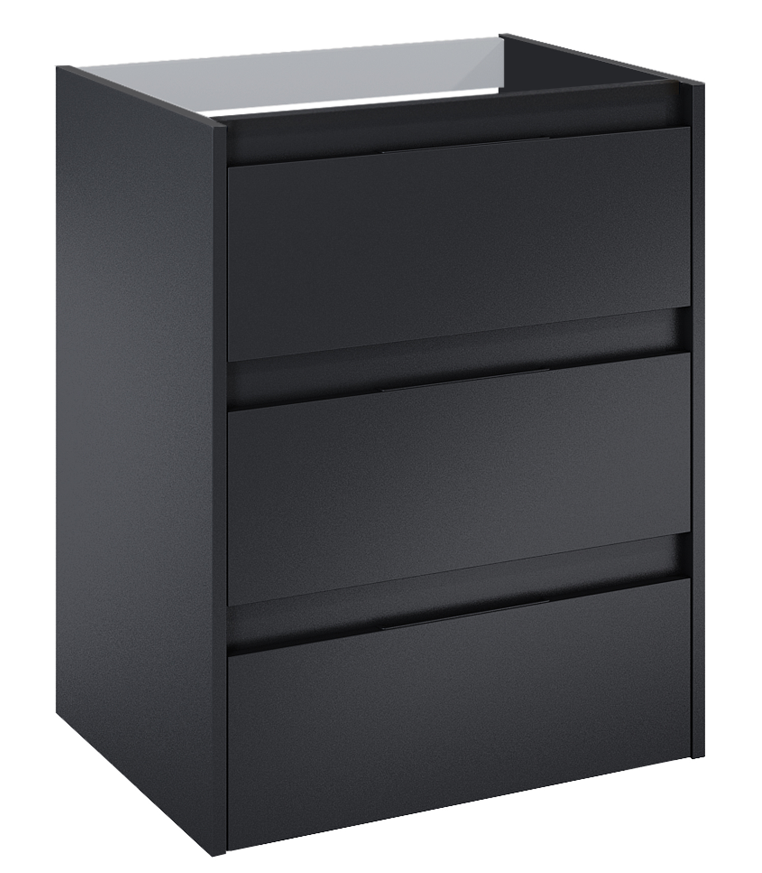 Roca Alpine dulap 58.5x45.2x74 cm sub chiuveta pe perete negru A857866532