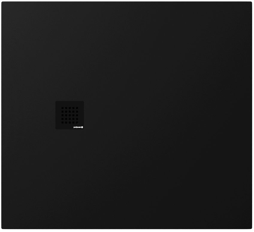 Polysan Treneca cădiță de duș dreptunghiulară 110x100 cm negru 84312.21