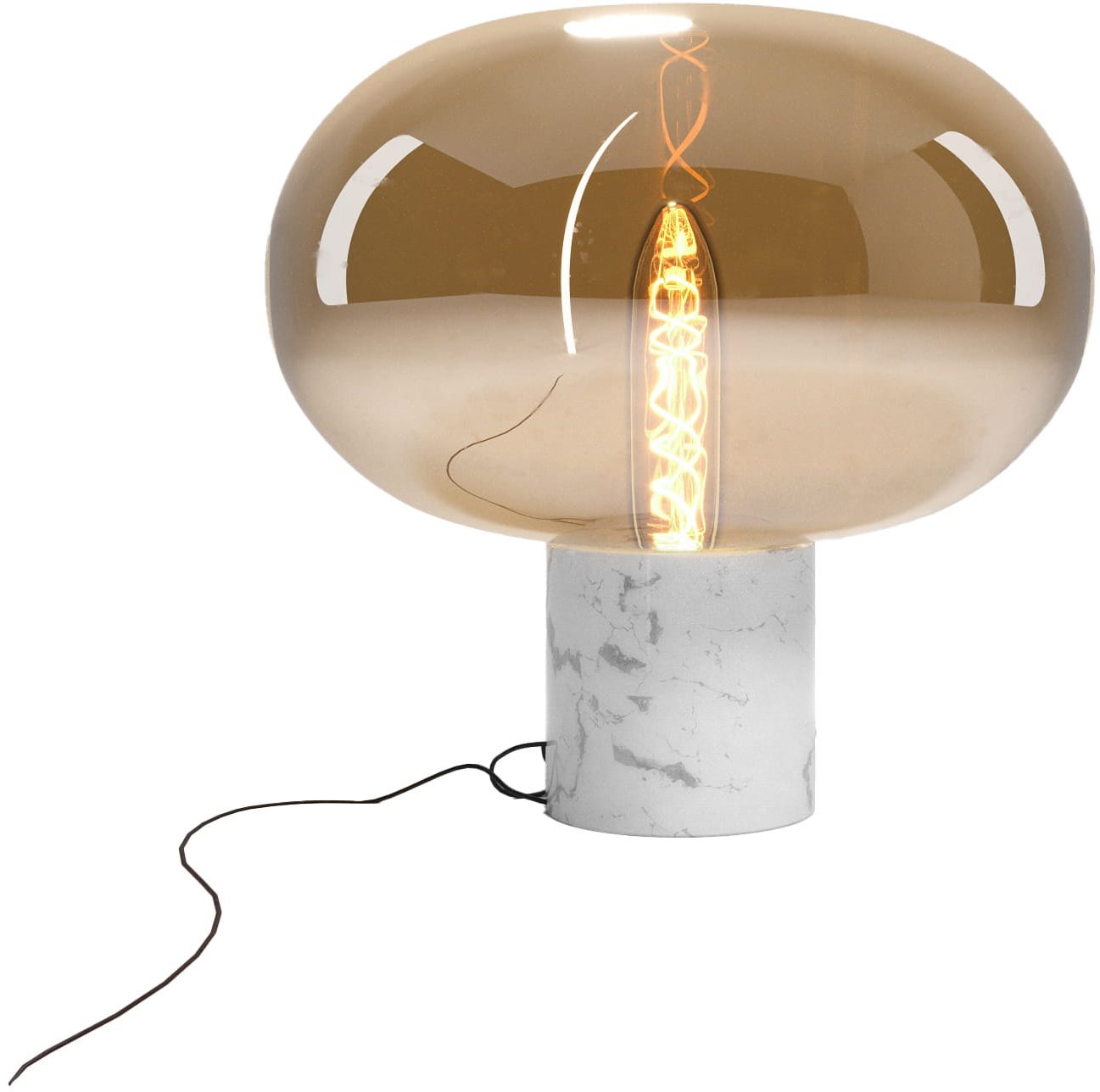 MaxLight Moonstone veioză 1x7 W alb-chihlimbar T0056