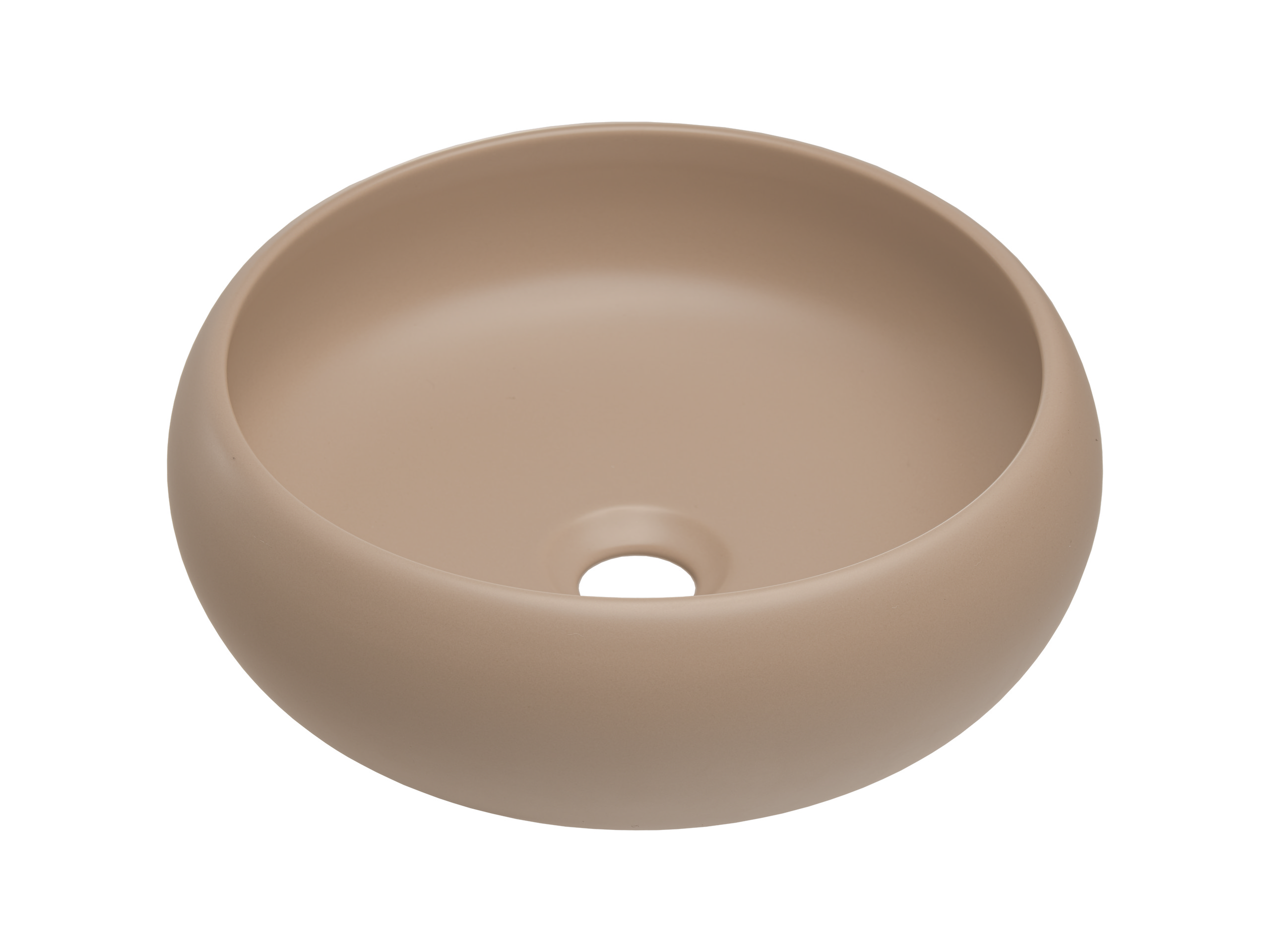 Comad Wiki lavoar 36x36 cm rotund de blat maro/bej UN-WIKI-MC