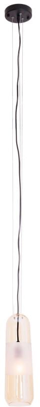MaxLight Mauri lampă suspendată 1x12 W negru-șampanie P0589