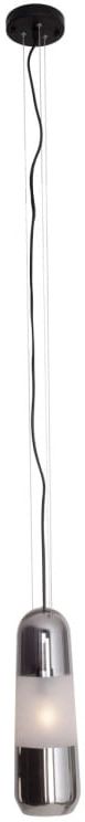MaxLight Mauri lampă suspendată 1x12 W negru-fumuriu P0590
