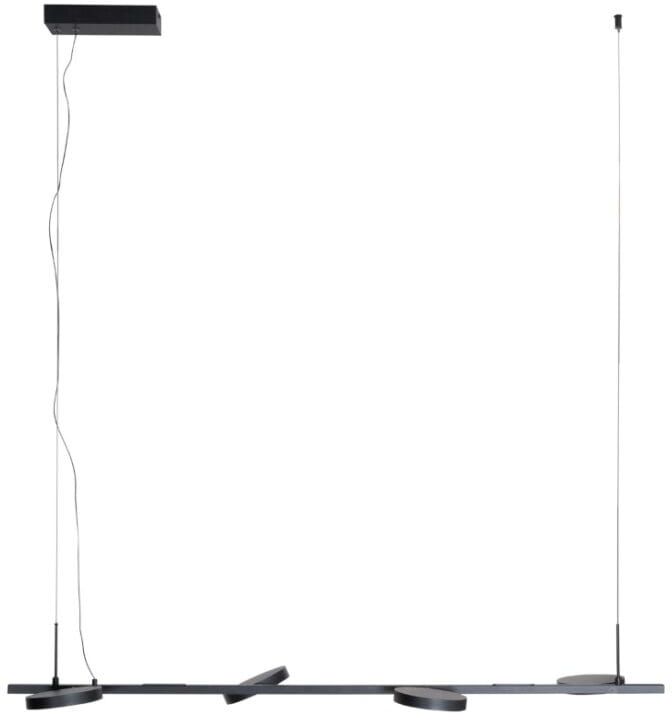 MaxLight Ibiza lampă suspendată 4x8 W negru P0529