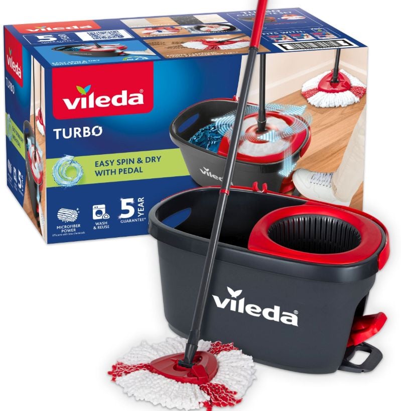 Vileda Turbo găleată cu mop și storcător 163422