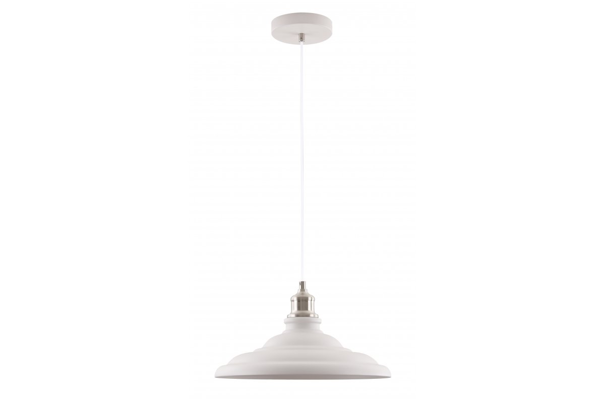 GTV Loret lampă suspendată 1x40 W alb OS-LOR-L-E27-00-DEC