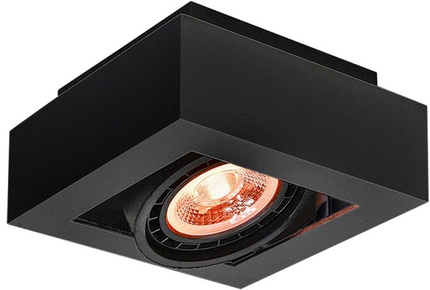 GTV Loid lampă de tavan 1x40 W negru OS-LOID-GU10-10-DEC