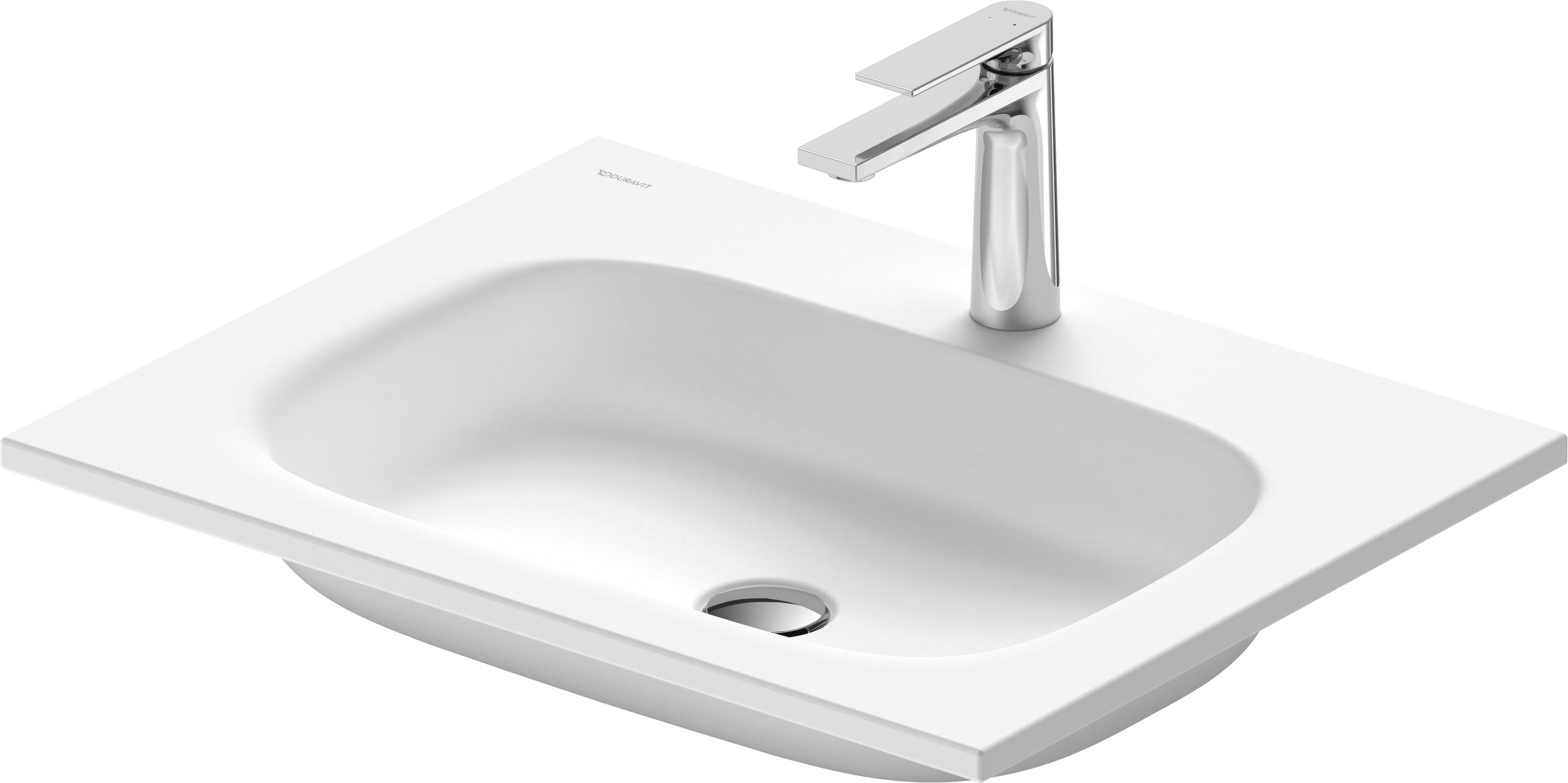 Duravit Sivida lavoar 62x48.5 cm dreptunghiular mobilier alb 2650003200