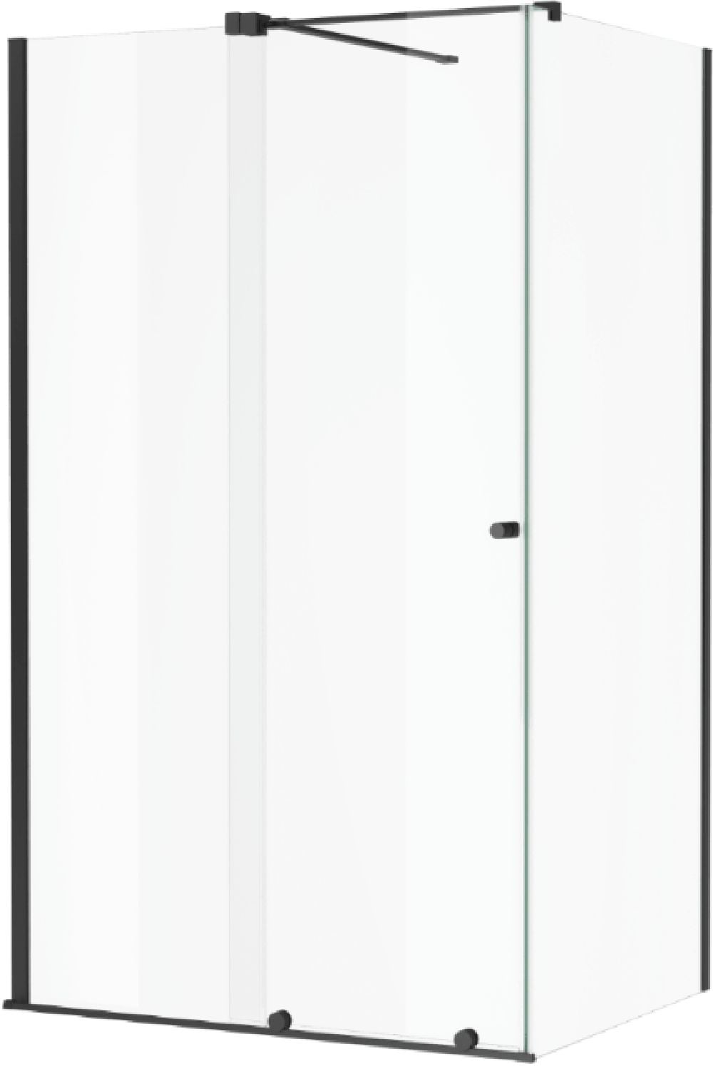 Set set de montare Excellent Ortigo KAEX.5012.1014.BL, perete de duș Excellent Ortigo KAEX.5022.1000, KAEX.5007.01.1200.LP1/2, KAEX.5007.01.1200.LP2/2, KAEX.5022.BL