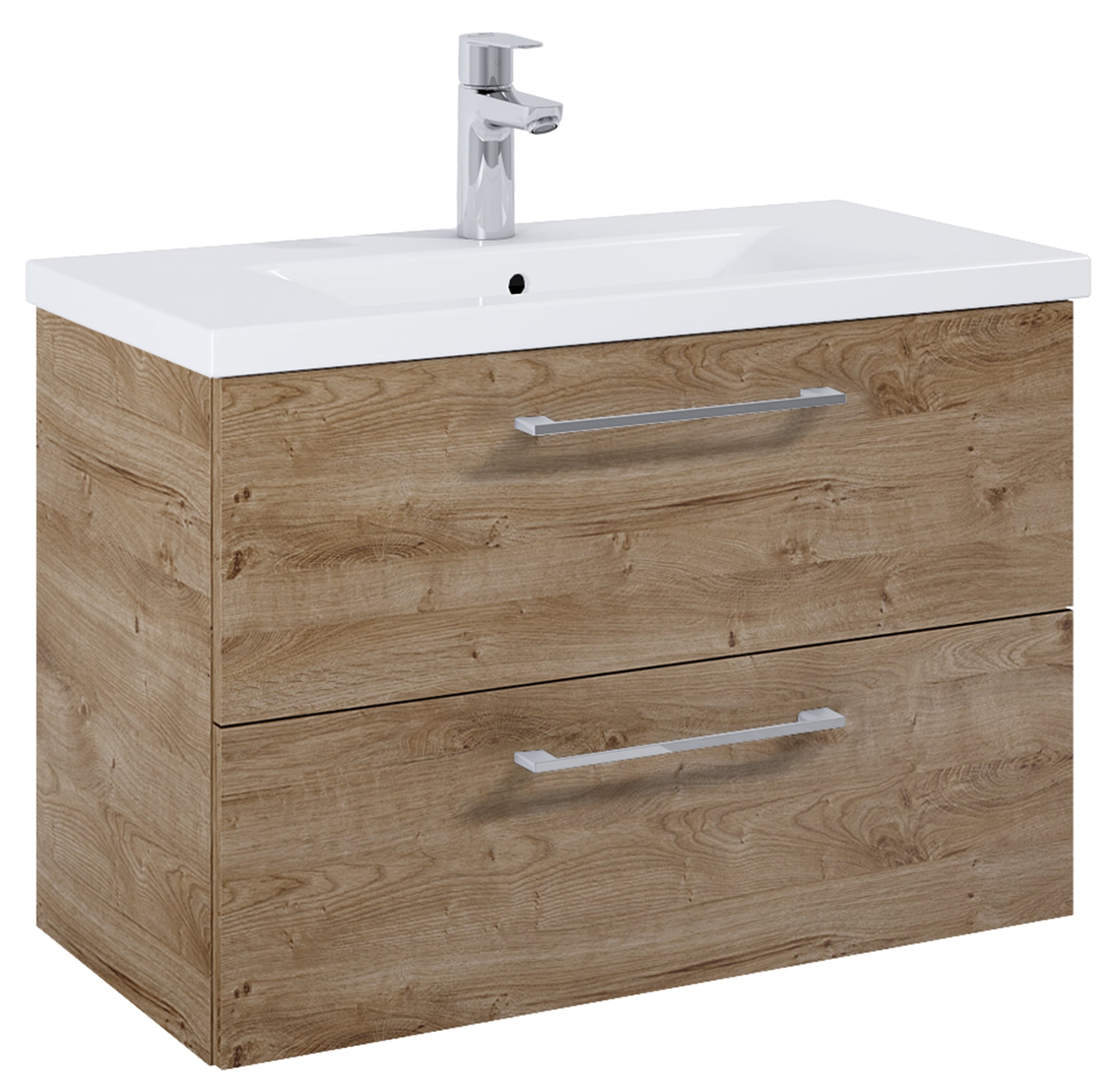 Roca Roma Compact dulap 80x38.4x53 cm sub chiuveta pe perete stejar A857953808