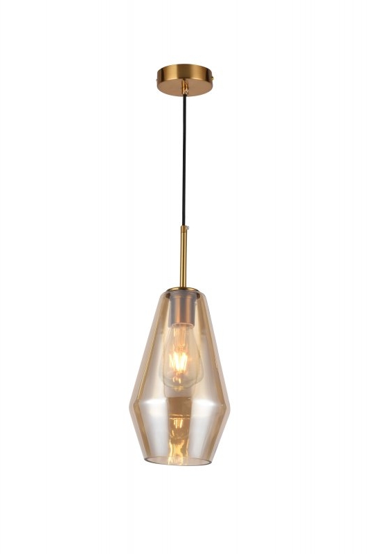GTV Lime lampă suspendată 1x40 W auriu OS-LIME2-40-DEC