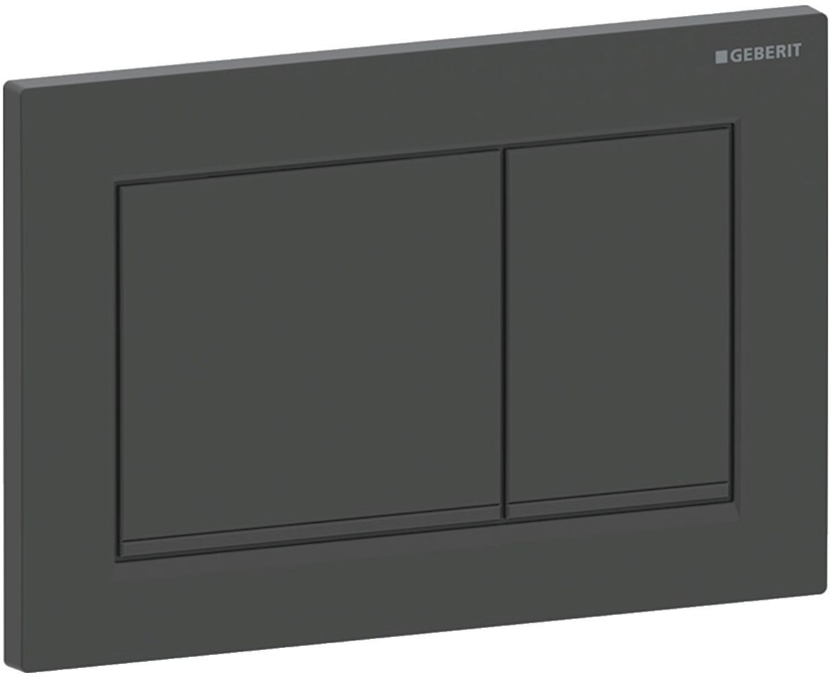 Geberit Omega20 buton de spălare pentru WC negru 115.080.16.1