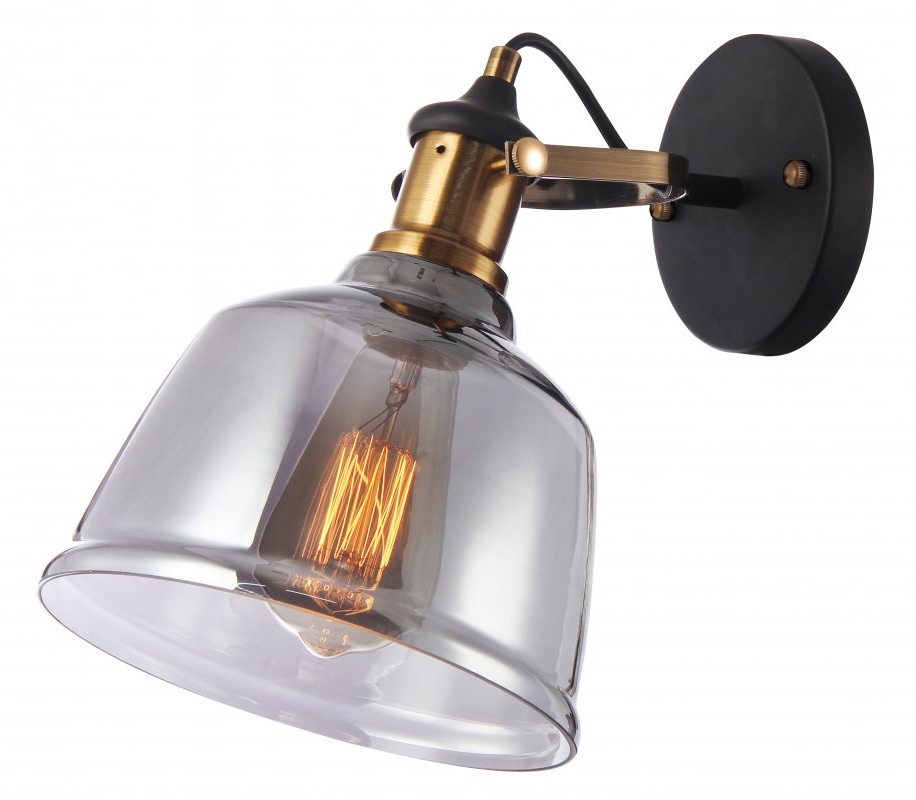 GTV Muscari II lampă de perete 1x40 W negru OS-MUSC-II-10-DEC