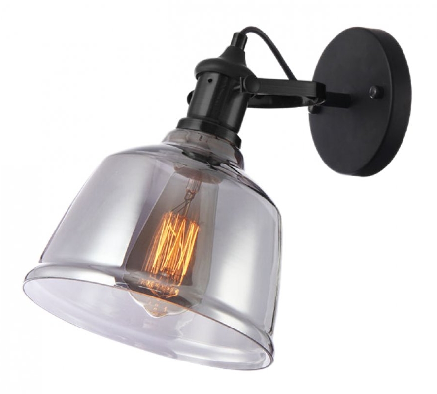 GTV Muscari IIB lampă de perete 1x40 W negru OS-MUSC-IIB-10-DEC